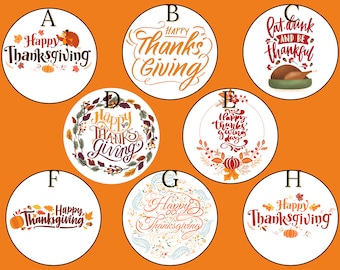 Happy Thanksgiving Precut Edible Topper