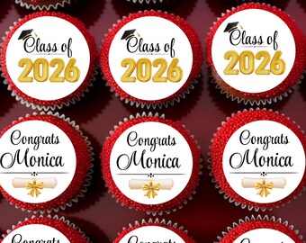 Graduation Customizable Edible Topper