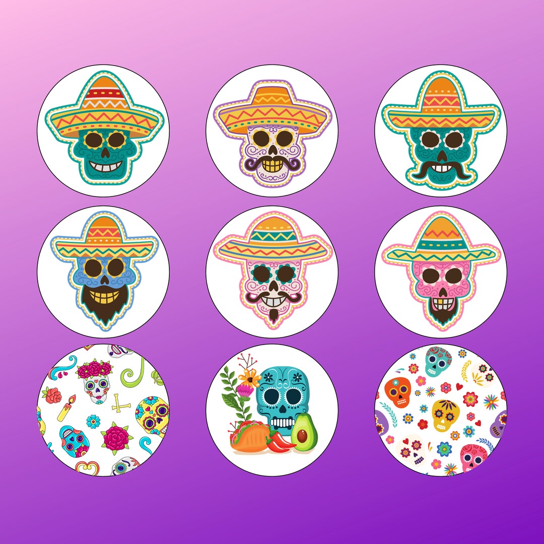 Cute Day of the Dead ( Dia De Los Muertos) Sugar Skull Edible Cake ...