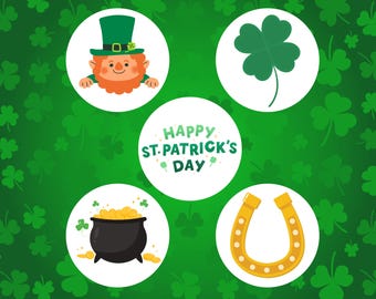 St. Patrick's Day Precut Edible Toppers