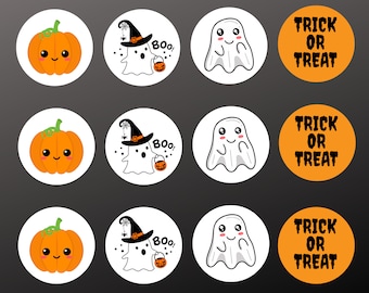 Cute Halloween Pre-cut Edible Image Topper
