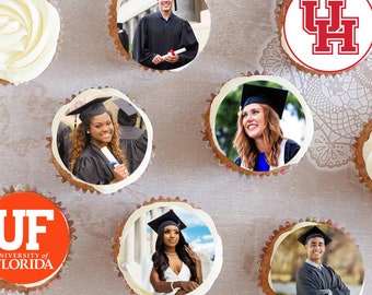 Graduation Customizable Edible Topper - with YOUR pictures