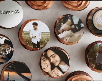 Couple Customizable Edible Topper - with YOUR pictures