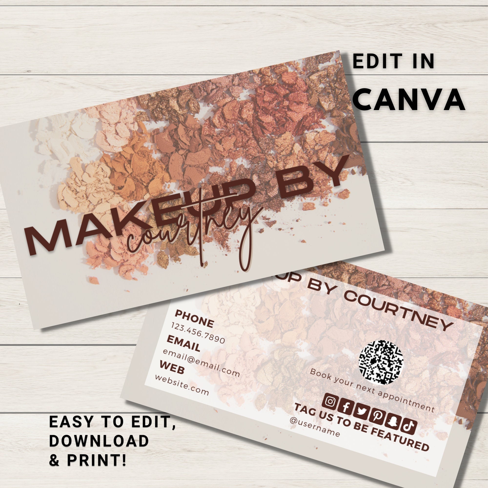 Makeup artist business cards - Etsy España Makeup artist business cards - Etsy España