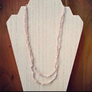 Blush Pink Beaded Necklace | Timeless
