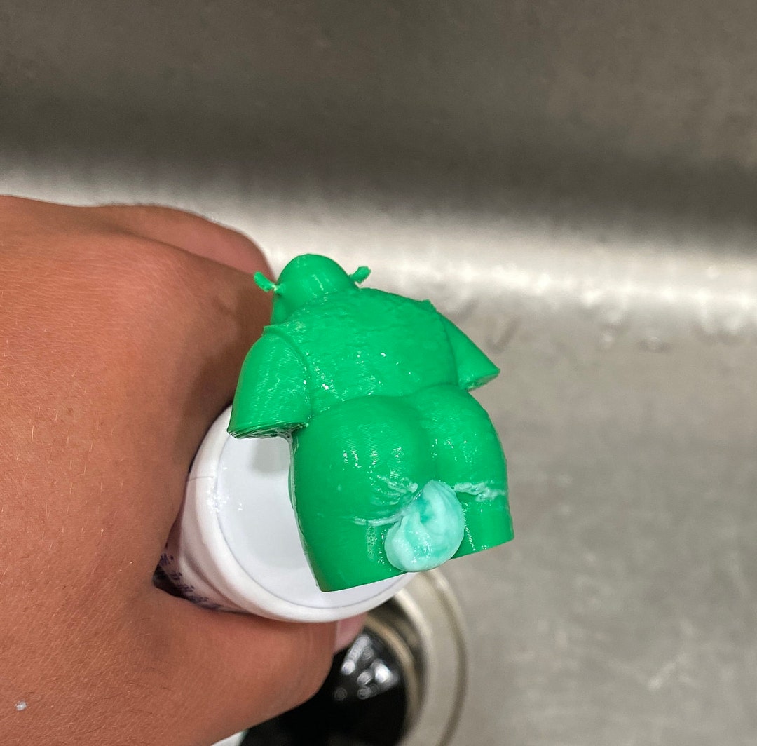 Pooping Shrek Toothpaste / Cap / Lid / 3d Printed / Funny / Etsy