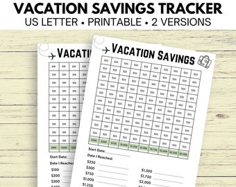 Vacation Savings Tracker