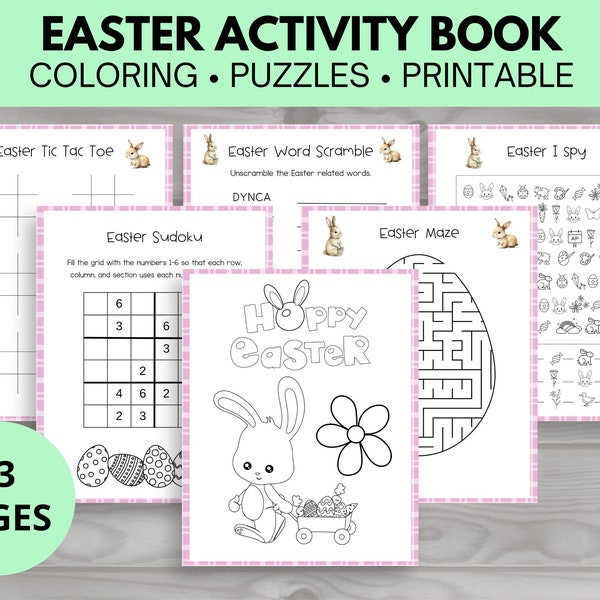 Printable Easter Activity Book - Kids Busy Book