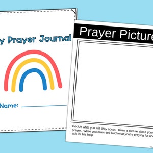 Kids Prayer Activities Printable Bundle - Etsy