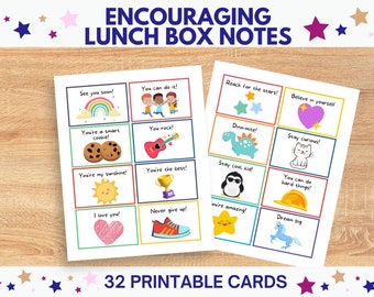 Encouraging Lunch Box Notes for Kids