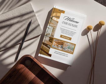 Airbnb Welcome Guide Editable on Canva: Personalize and Improve Your Guests' Experience