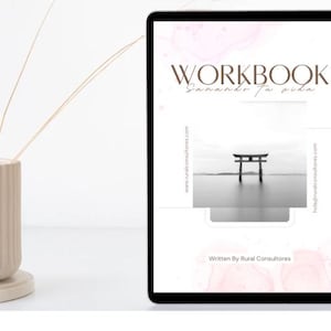 Coaching Workbook: Your Tool for Personal Success to print in PDF or edit with Canva Free