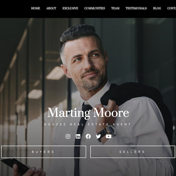 Website design for your real estate agency - Real Estate WordPress Theme