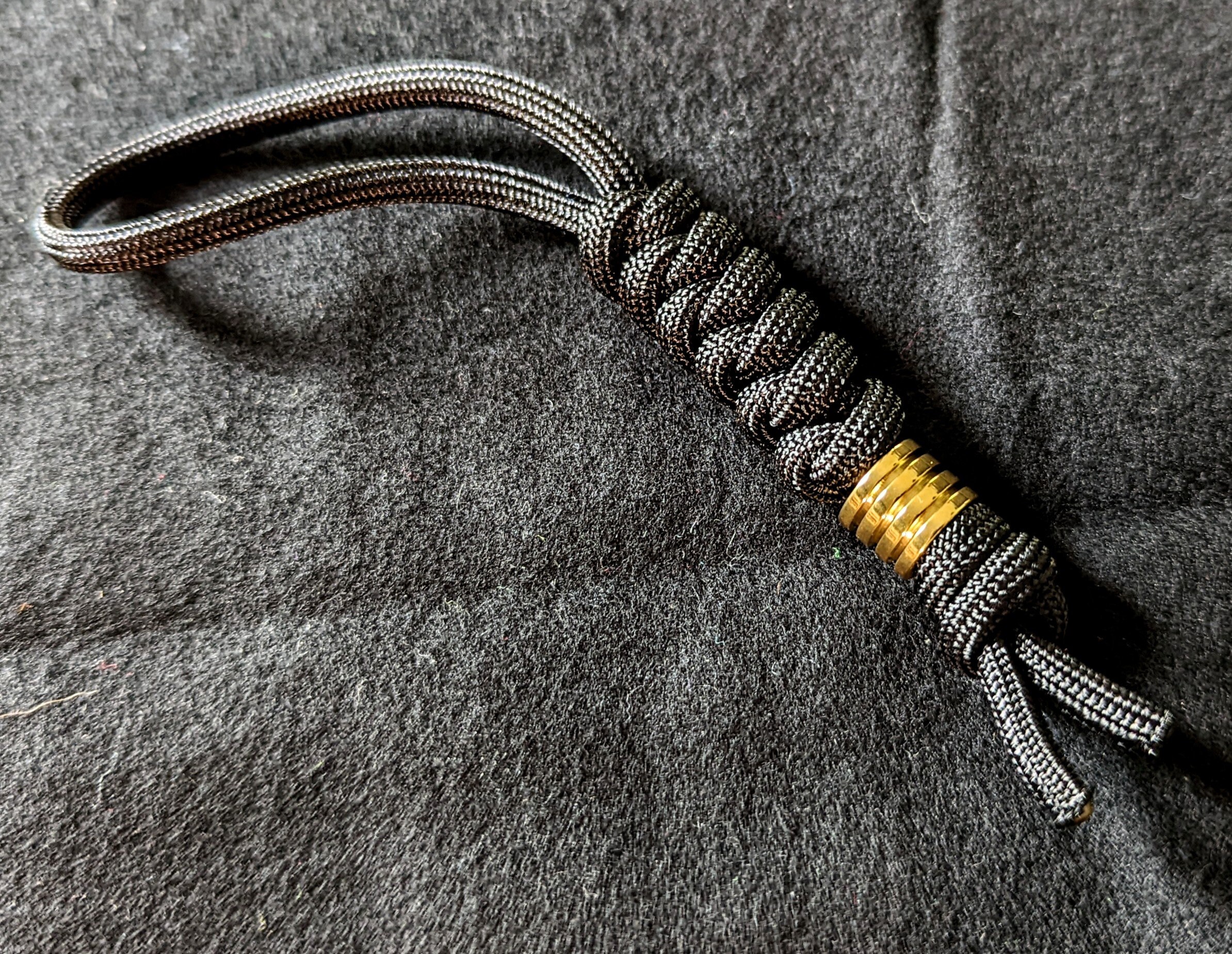 550 or 275 Paracord EDC Knife Lanyard or Keychain Gold Etsy