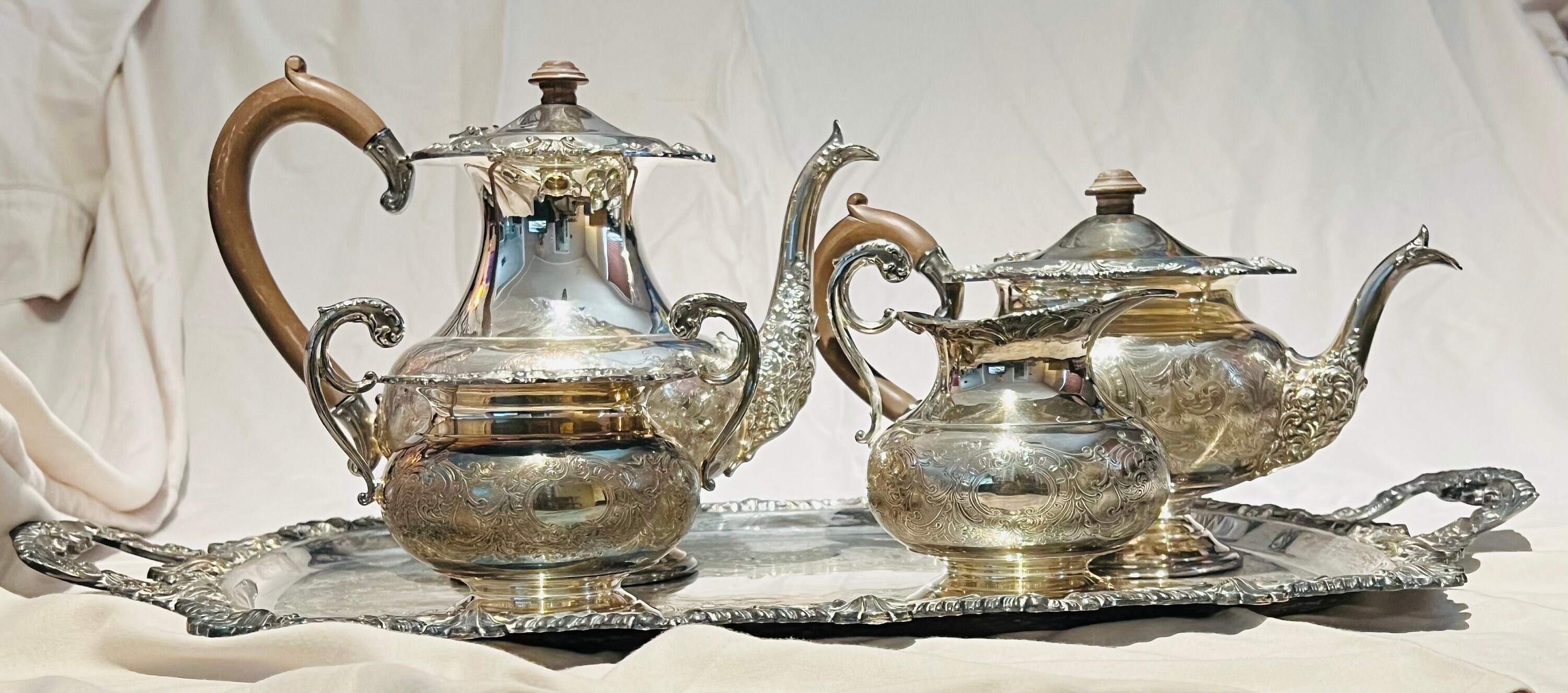 Old English Reproduction Tea Set Etsy