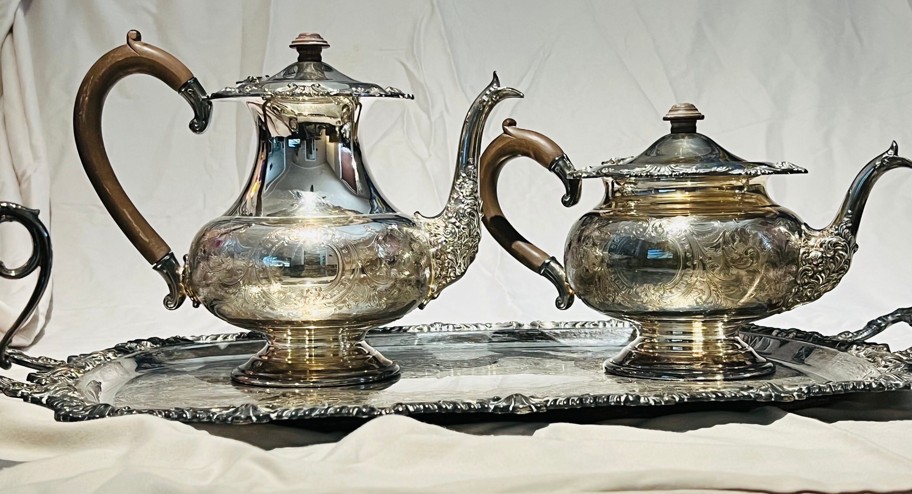 Old English Reproduction Tea Set Etsy