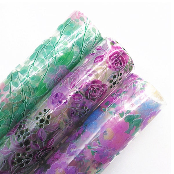Transparent Printed Vinyl Fabric Etsy