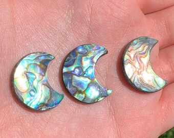 Electric Abalone Moon Carving