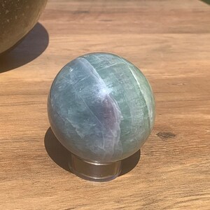 Blue and Green Fluorite Sphere