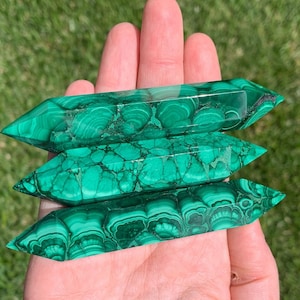 Malachite Double Terminated Point (DT)