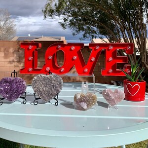 Druzy Amethyst Heart