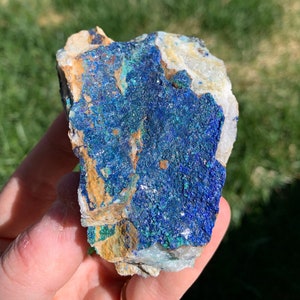 Azurite and Malachite Specimen