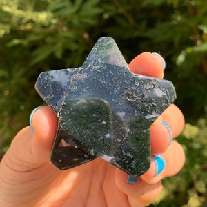 Assorted Agate Star Carvings - you pick