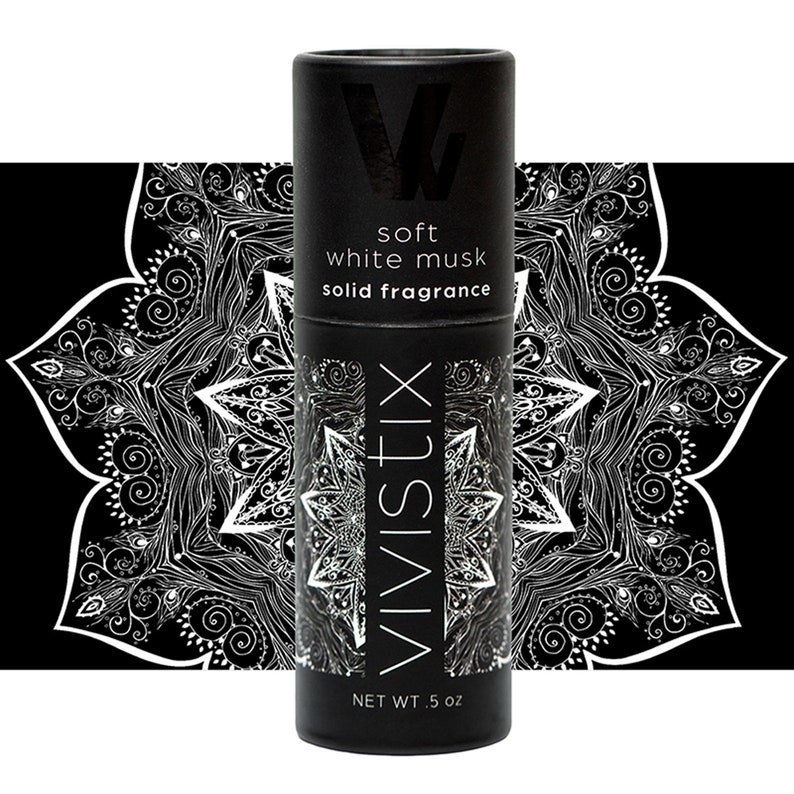 Solid Perfume Stick | Soft White Musk (w/ Notes of Sandalwood, Amber ...