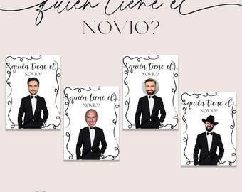 Caprichosa despedida de soltera Quién Tiene El Novio Juego Scratcher, Ducha floral vintage editable, Juegos de despedida de soltera, Juegos divertidos, Canva