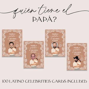 Barro Cielito Lindo Mexican Talavera Inspired Baby Shower Who Has The Baby Daddy, Editable Game Template, Elegant Digital, Canva, CLBT002