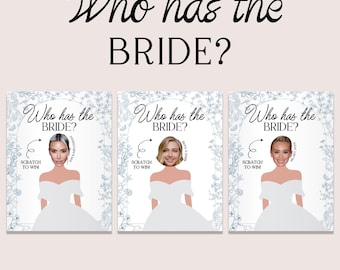 Algo azul antes de la despedida de soltera ¿Quién tiene a la novia? Despedida de soltera floral vintage editable, Toile azul francés Chinoiserie azul, Canva SBB001