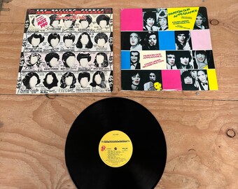 Disco in vinile dei Rolling Stones Some Girls LP 1978 COC 39108 Custodia fustellata, disco in vinile vintage dei Rolling Stones