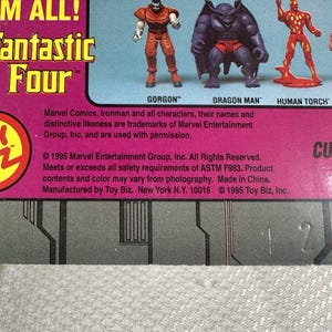 Marvel Comics ToyBiz 1995 Iron Man - Blizzard Action Figure Vintage NEW SEALED, Vintage Marvel Action Figure, Iron Man Action Figure image 7