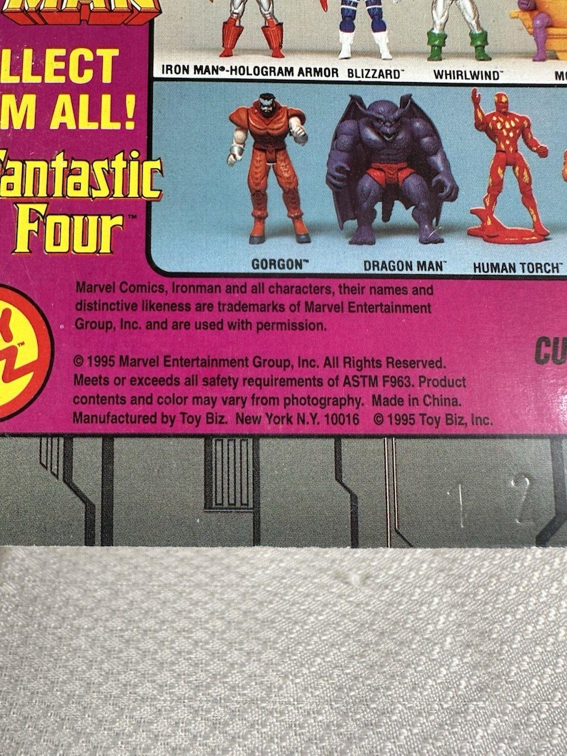 Marvel Comics ToyBiz 1995 Iron Man - Blizzard Action Figure Vintage NEW SEALED, Vintage Marvel Action Figure, Iron Man Action Figure image 7