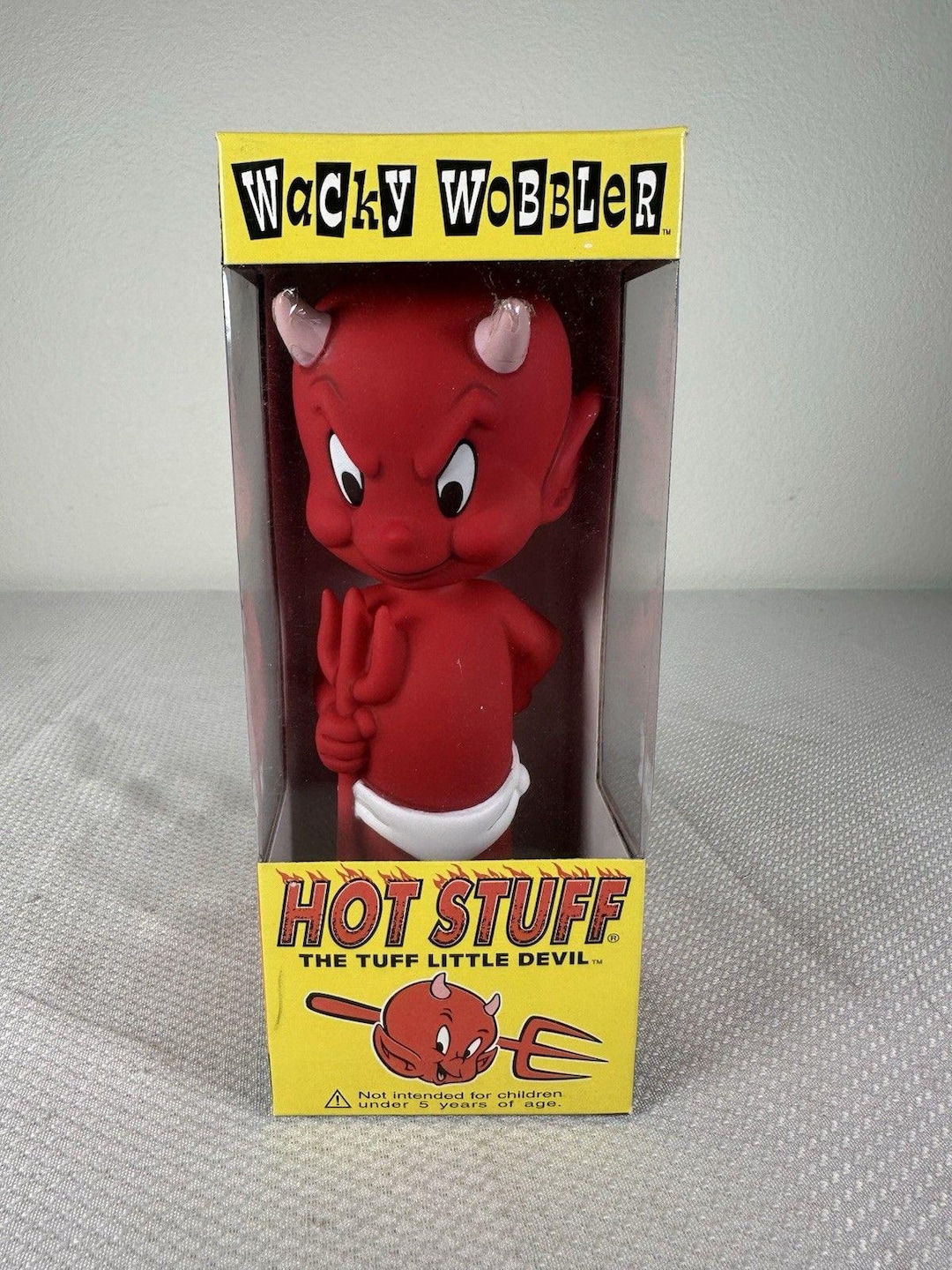【FUNKO WACKY WOBBLER】 Tuff Little Devil Funko Wacky Wobbler Hot Stuff the Tuff Little Devil Bobblehead