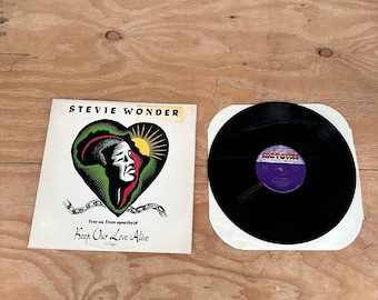 Stevie Wonder Keep Our Love Alive Schallplatte LP Motown 1990 MOT12-4665, Vintage Schallplatte, Stevie Wonder Schallplatte