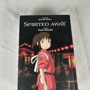 Spirited Away Film Comic - All in One Edition Manga Studio Ghibli Hardcover, Hardcover Comic Book, Manga, Studio Ghibli Gift, Manga Book image 1
