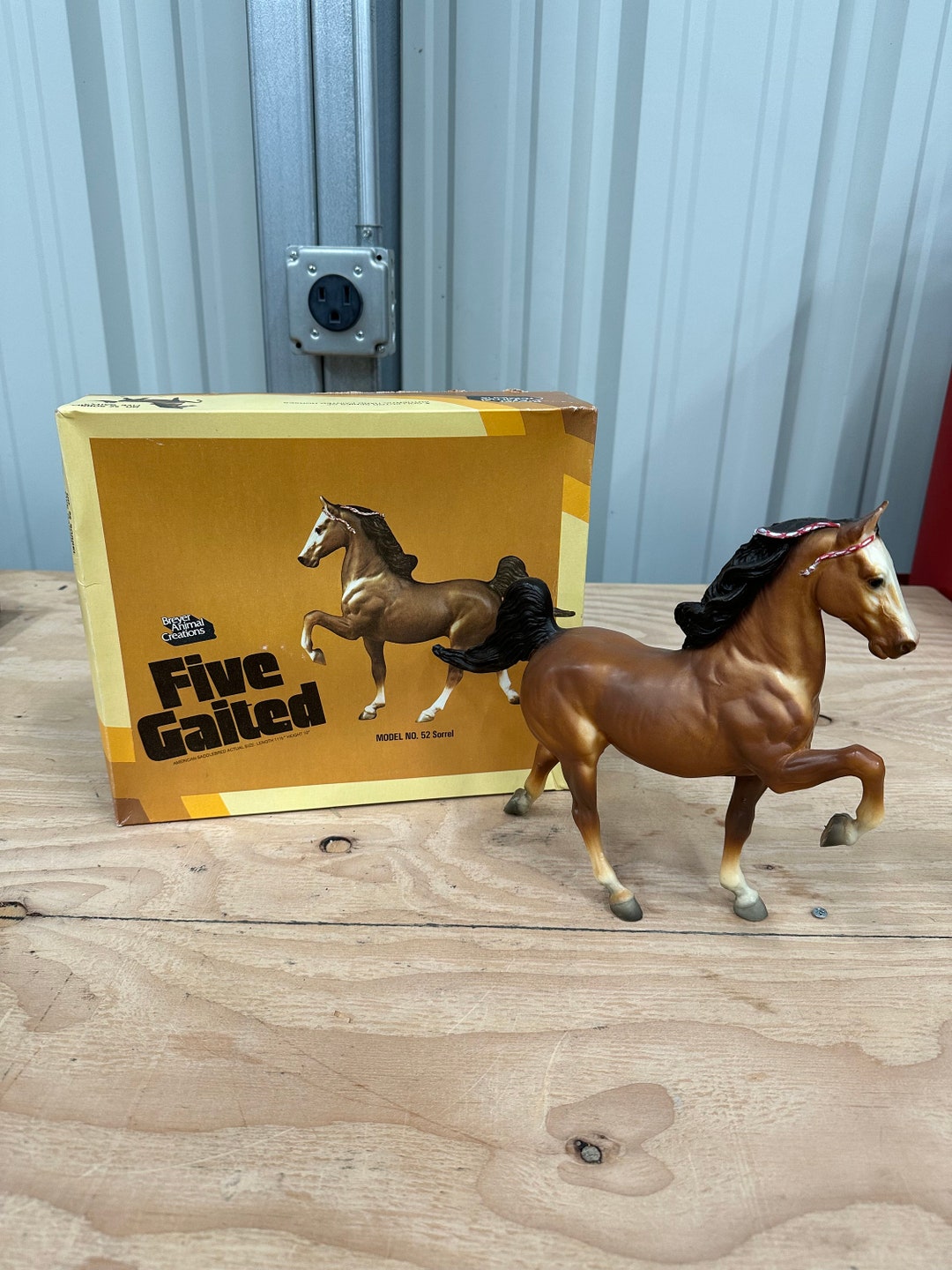 Vintage Breyer Plastic Horse Five Gaited Model No. 52 Sorrel - Etsy