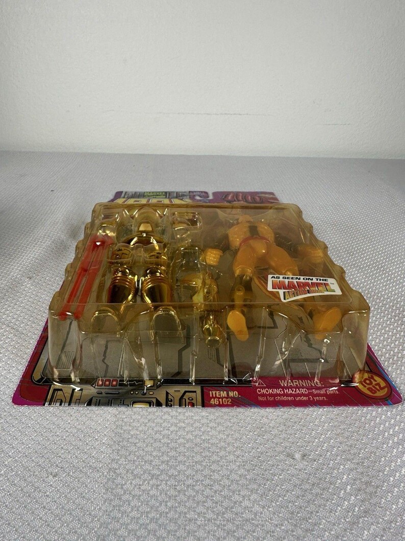 Marvel Comics ToyBiz 1995 Iron Man Hydro Armor Action Figure Vintage NEW SEALED, Vintage Marvel Action Figure, Iron Man Action Figure image 4