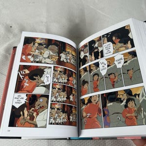 Spirited Away Film Comic - All in One Edition Manga Studio Ghibli Hardcover, Hardcover Comic Book, Manga, Studio Ghibli Gift, Manga Book image 7