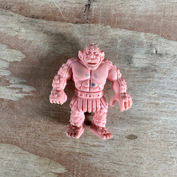 Vintage 1980s M.U.S.C.L.E Muscle Men Action Figure Kinnikuman Flesh Color 3 Eyed Ogre Mattel, Vintage Muscle Men Action Figure, Muscle Men