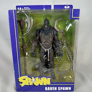 Mcfarlane Spawn Raven Spawn 7&quot; Action Figure 2021 NEW in Box Comic, Vintage Spawn Action Figure, Spawn Comic Book, Spawn Figure, Spawn Gift