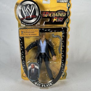 WWE Unchained Fury Ric Flair Wrestling Action Figure Jakks Pacific NEW 2002, Vintage Wrestling Action Figure Wwe Action Figure, Wwe Gift