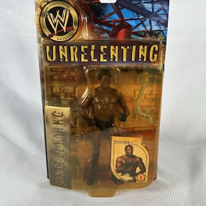 WWE Unrelenting Booker T Wrestling Action Figure 2002 Jakks Pacific NEW, Vintage Wrestling Action Figure Wwe Action Figure, Wwe Gift