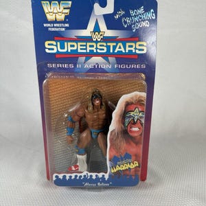 WWF Superstars Series II Ultimate Warrior Wrestling Action Figure 1996 Jakks, Vintage Wrestling Action Figure Wwe Action Figure, Wwe Gift
