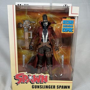Mcfarlane Toys Spawn Gunslinger Spawn 7&quot; Action Figure NEW 2021 Comic Book, Vintage Spawn Action Figure, Spawn Comic Book, Spawn Figure
