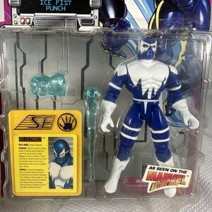 Marvel Comics ToyBiz 1995 Iron Man - Blizzard Action Figure Vintage NEW SEALED, Vintage Marvel Action Figure, Iron Man Action Figure image 3