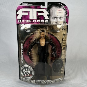 WWE Ring Rage Ruthless Aggression Undertaker Wrestling Action Figure Jakks 2006, Vintage Wrestling Action Figure Wwe Action Figure, Wwe Gift