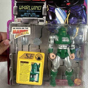 Marvel Comics ToyBiz 1995 Iron Man - Whirlwind Action Figure Vintage NEW SEALED, Vintage Marvel Action Figure, Iron Man Action Figure imagen 3