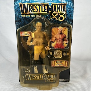 WWE Wrestlemania X8 Billy Wrestling Action Figure Jakks Pacific NEW 2002, Vintage Wrestling Action Figure Wwe Action Figure, Wwe Gift